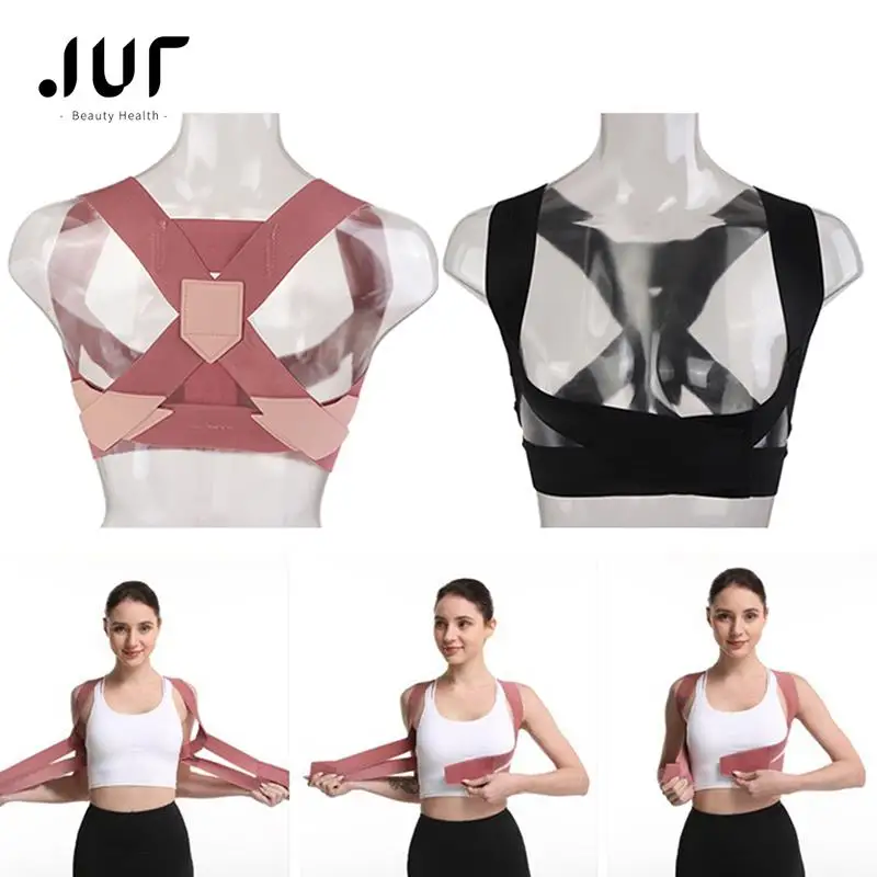 Adjustable Elastic Back Support Belt Chest Posture Corrector Men Women Body Shaper Corset Invisible Body Shaper Corrector