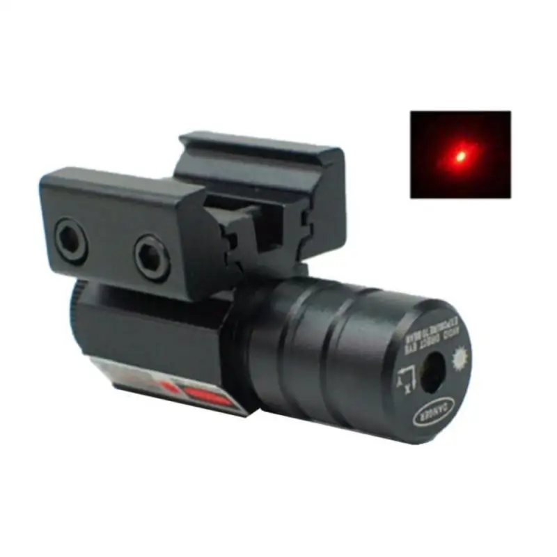 Tactical Red Green Dot Laser Sight Scope 11mm 20mm Adjustable Picatinny Rail Mount Rifle Pistol Airsoft Laser with Batteries