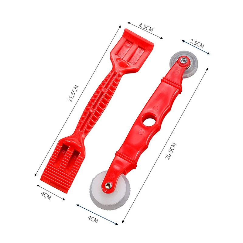 1PC Auxiliary Pulley Double-Head Pressure Wheel LED Light Strip Window Screen Installation Fixed Repair Roller Hand Tools