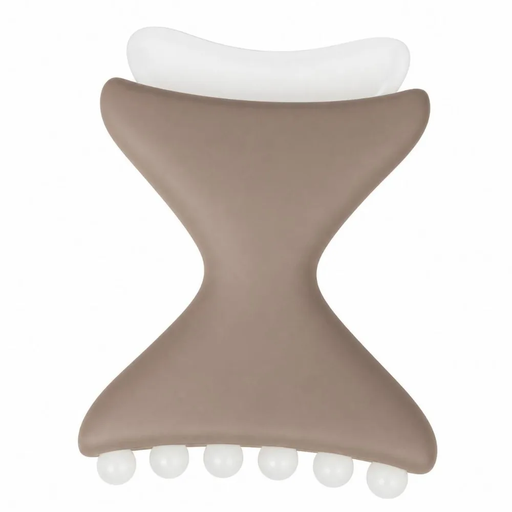 Double-headed Facial Gua Sha Board Six-Claw Wide Tooth Acupoint Scraping Massager Acupressure Anti-static Meridian Massage Comb