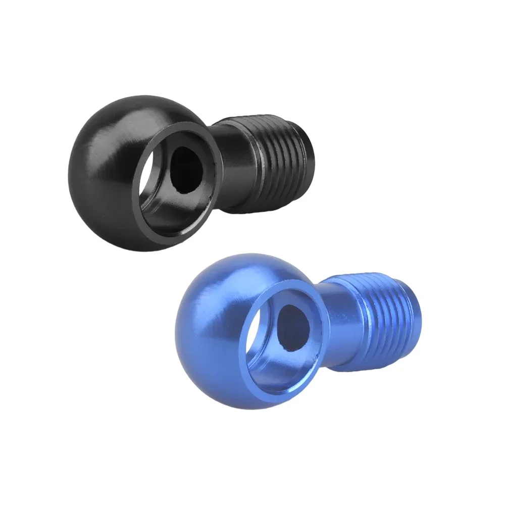 YOMI อลูมิเนียมสีฟ้า Banjo อะแดปเตอร์ Bolt AN3 AN4 AN6 AN8 AN10 ถึง 12 มม.14 มม.16 มม.เบรค FITTING