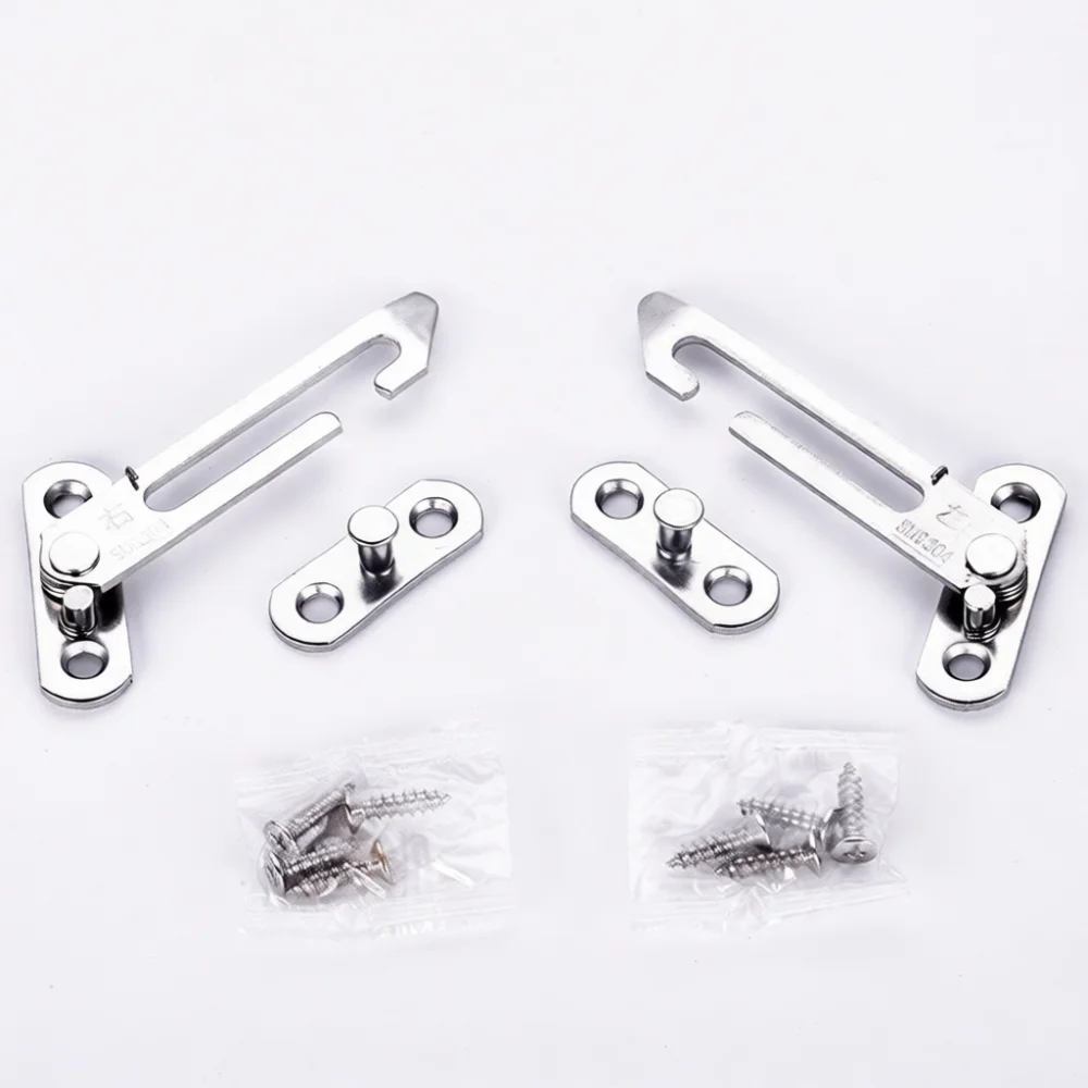 Child Safety Window Catch Stainless Steel Adjustable Security Limiter Locking Device For Modern Home Window Hardware