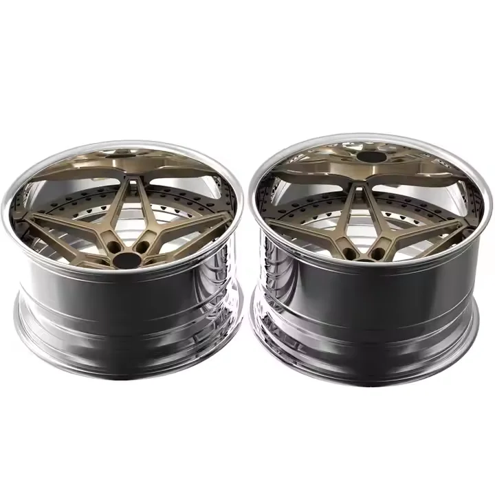 -For Forged Wheels Deep Concave China OEM 16--24 Inch 4X100 5X114.3 Polish Lip Auto Racing Car Aluminum Alloy Wheel Rims&
