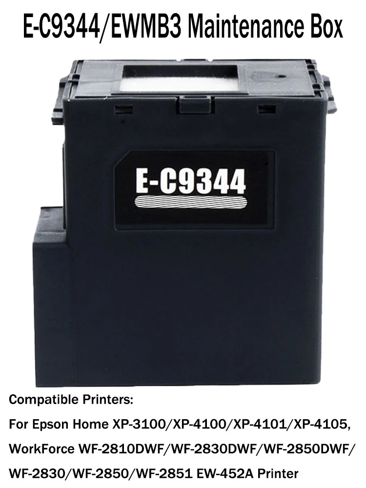 C9344 9344 Ink Maintenance Box for Epson Expression Home XP 2100 2105 3100 3105 4100 4101 4105 WorkForce WF 2810 2830 2835 2850