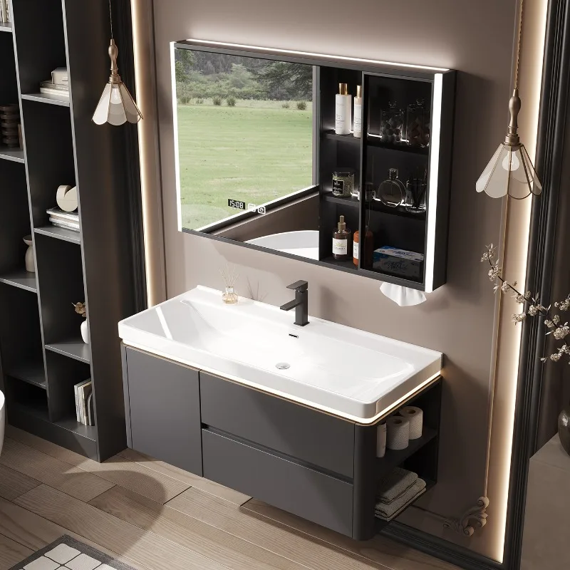 

Luxury Partitions Cupboard Skincare Modern Space Saver Drawers Paper Toilet Bathroom Cabinet Organizer Gabinete Hotel Furniture