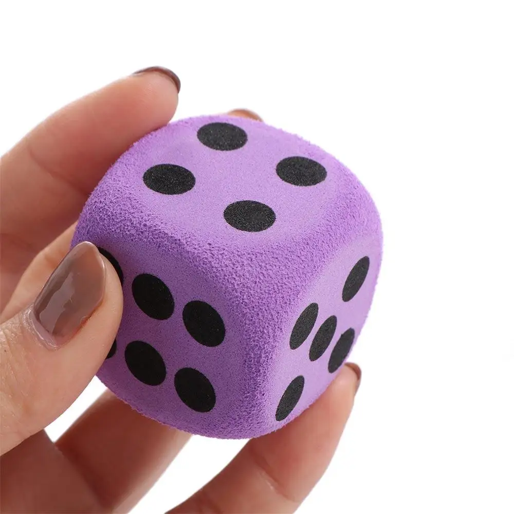 Vent Toy Soft Foam Dot Dice Elastic Sponge Sponge Solid Dice 3.8cm Solid Dotted 3.8cm Dot Dices Boys