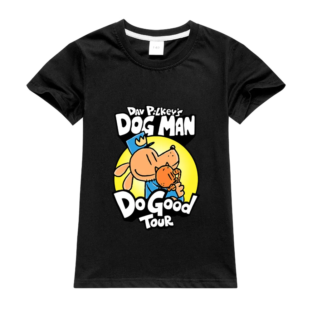 New Baby Boys Dog Man T Shirt Gifts Dog Man Merch Book Lover Captain Underpants World Book For Boy Christmas Day Dogman Tee