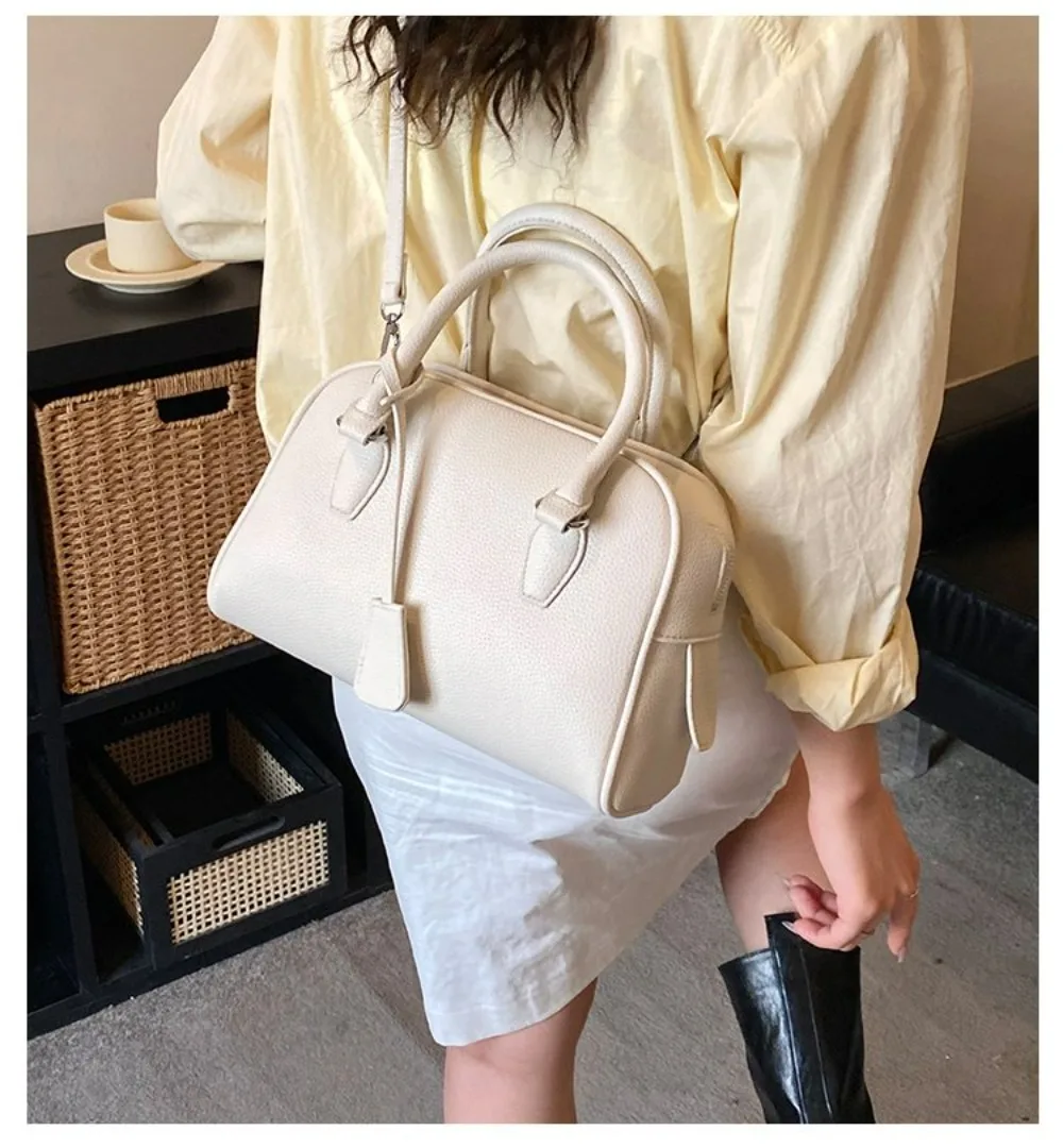 

PU Leather Handbag Shoulder Bag Crossbody Bag Multi-Purpose Casual Daily Purse Durable All-match Stylish for Work Shopping