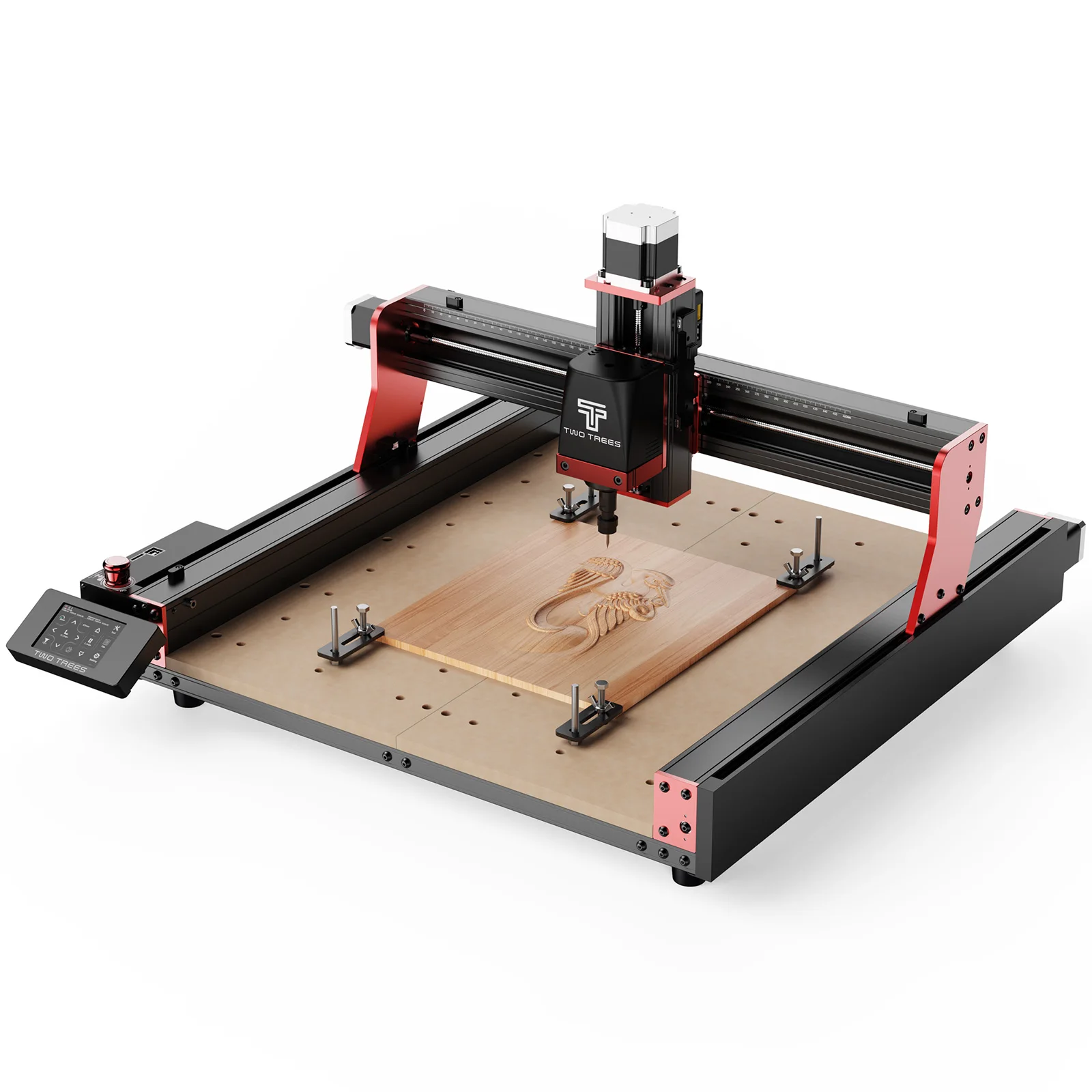 Two Tree TTC450 Pro CNC Milling Cutter Laser Engraving Machine for Wood Acrylic PCB PVC Metal 4 Axis CNC Router kit Large Size