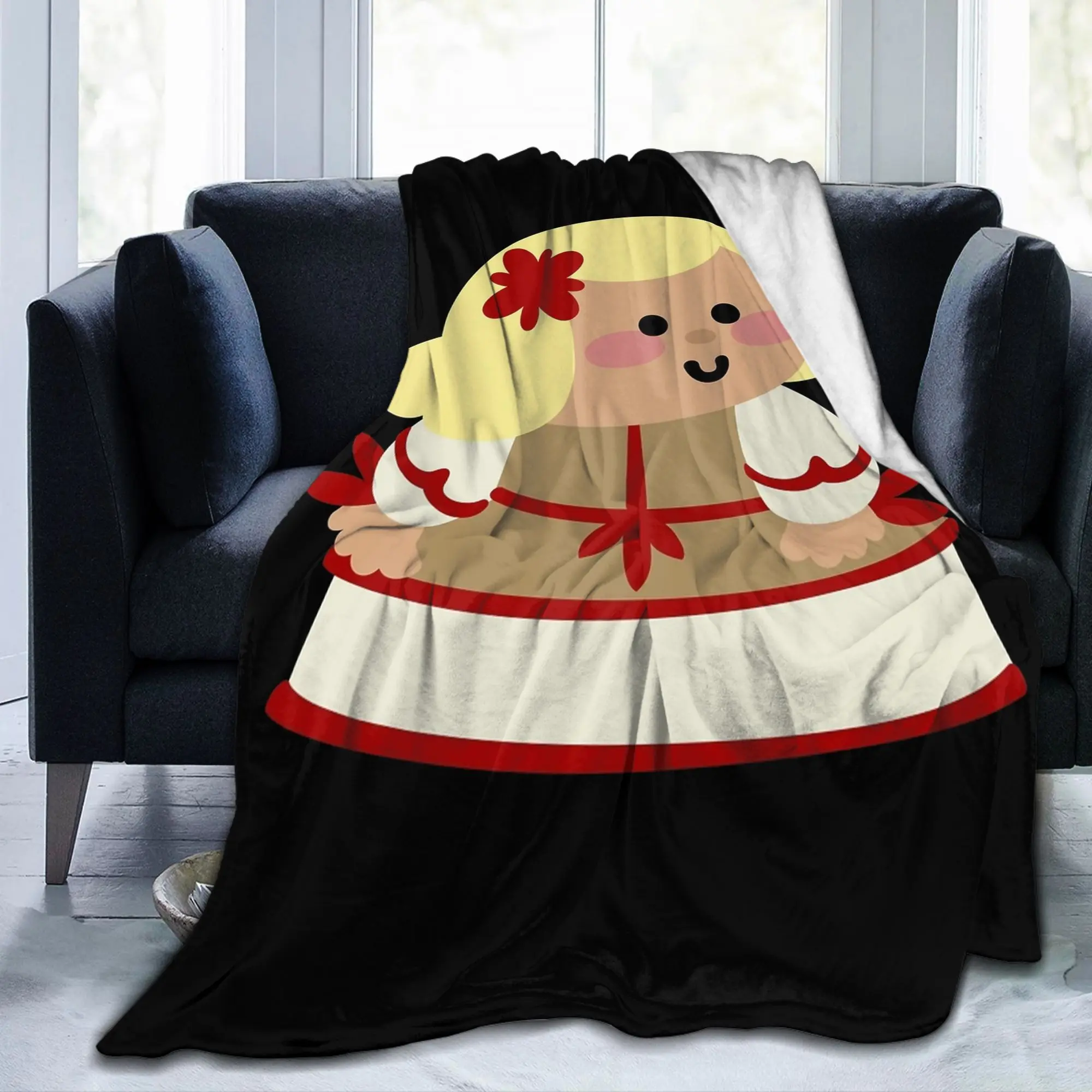 Las Meninas Velazquez Infanta Margarita Blankets Cartoon Flannel Bedding Throw Blankets Bedspreads Soft Airplane Travel Portable