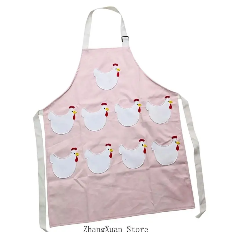 Chicken Care Workwear Eierschürze aus Segeltuch mit neun Vorderfächern für Gartenrunden, Geflügelarbeiten und den täglichen – Detail 7