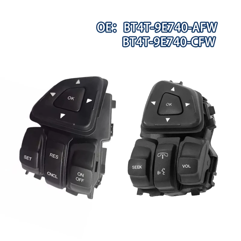 

BT4T-9E740-AFW BT4T-9E740-CFW Многофункциональная кнопка управления круиз-контролем и радио на руле для Ford Edge Explorer