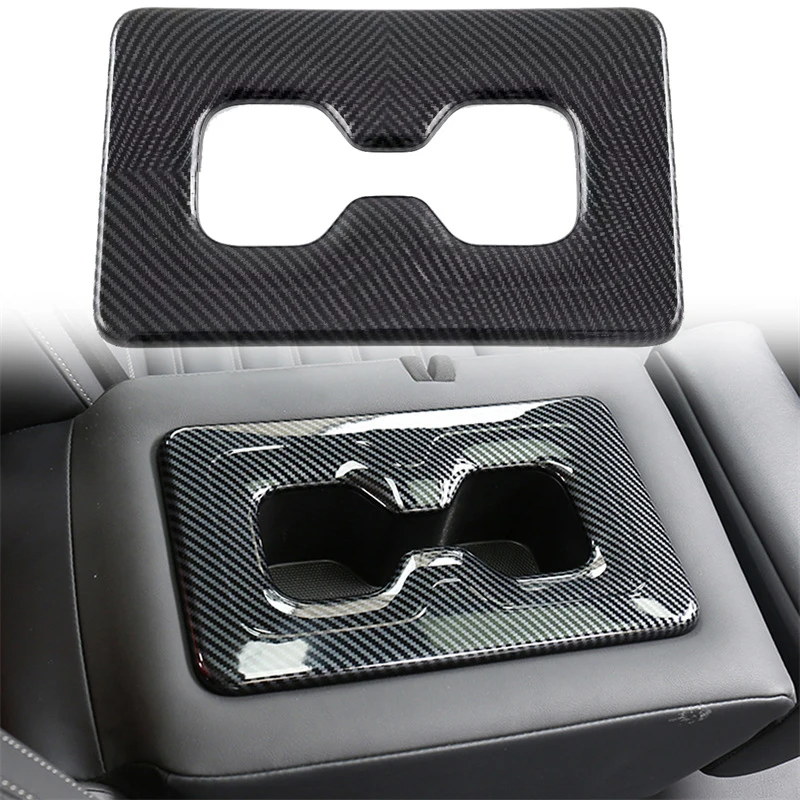 

For 23 Mitsubishi Outlander rear water cup decoration frame rear armrest box patch car interior modification