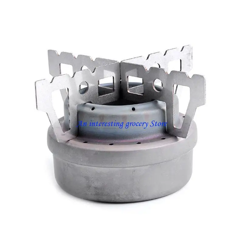 652D Outdoor Stove Camping Stove for Burner Mini Stainless Steel Stove with for Cross Stand Stove Rack Suppor