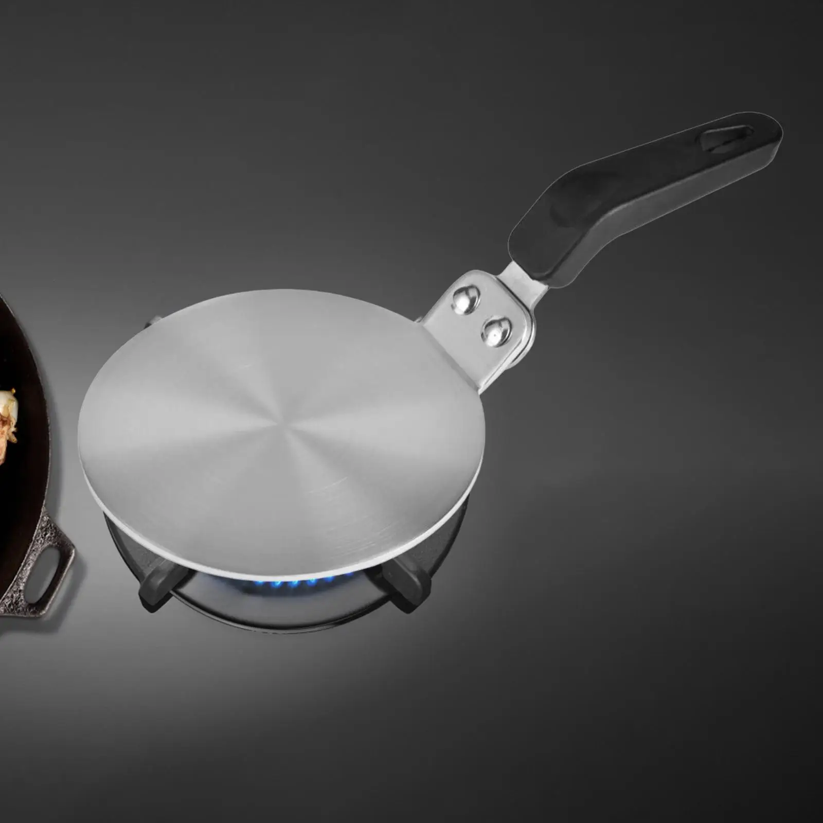 Kitchen Utensil Stainless Steel Heat Diffuser Plate with Non Slip Handle for Coffee Pot Glass Cooktop Home Restaurant