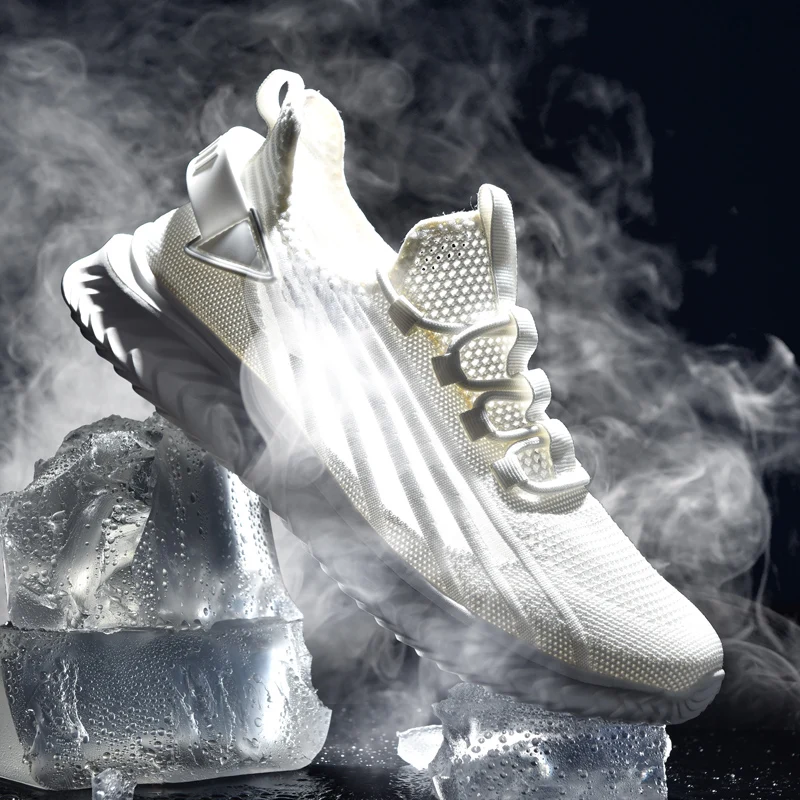 

Летние мужские кроссовки с сетчатым верхом, дышащие, легкие, для бега и активного отдыха, мужские спортивные кроссовки для ходьбы