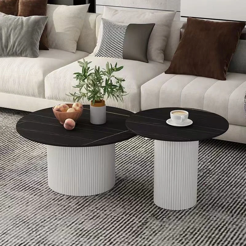 

Accent Luxury Side Table Living Room Couch Nightstands Hallway Round Tea Table Nordic Cloud Stolik Kawowy Japanese Furniture