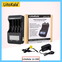 LiitoKala Lii-500 Smart Charger LED Display USB Output 0.3A-1.0A 12V2A Rechargeable Li-ion Ni-MH for 3.7V 3.85V 18650 Battery