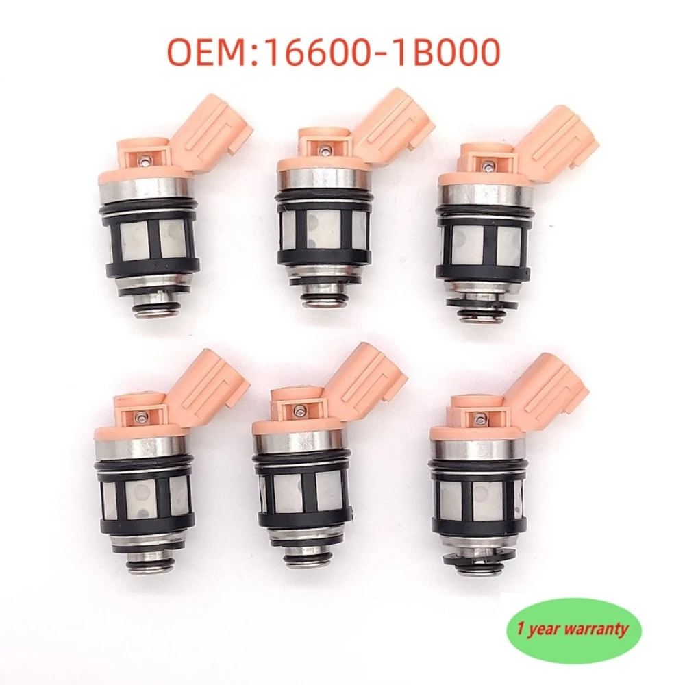 

6PCS/set Fuel Injectors 16600-1B000 For Nissan- Quest Frontier Pathfinder Xterra 3.0L Infiniti- QX4 3.3L 96-24 16600-9S200