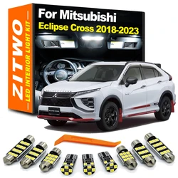 ZITWO 11Pcs Canbus LED Interior Reading Light License Plate Lamp Kit For Mitsubishi Eclipse Cross 2018 2019 2020 2021 2022 2023