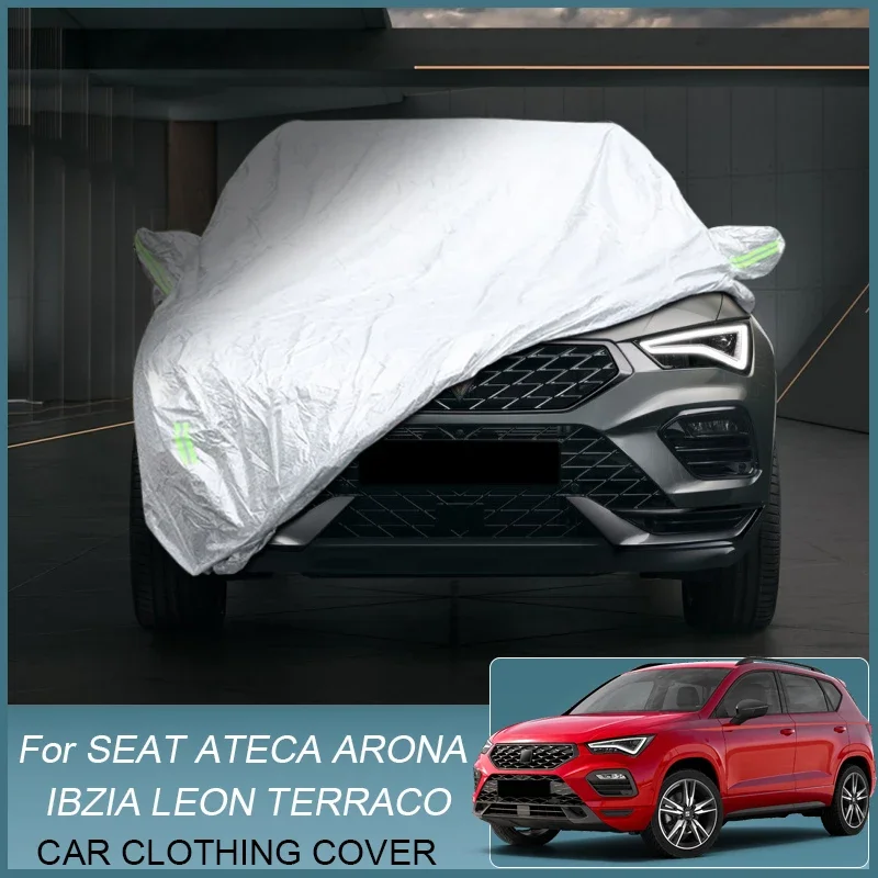 

Full Car Cover Rain Frost Snow Dust Waterproof Proetct For SEAT Ateca KH7 Arona IBZIA LEON Hatchback Sportstpurer TARRACO KN2