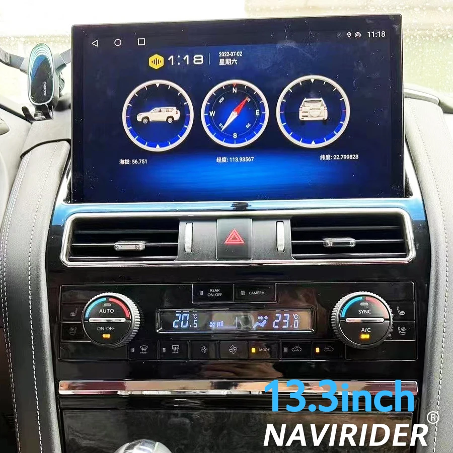 

Android 14 Screen For Nissan Armada Y62 Patrol QX80 QX56 2010-2022 GPS Carplay Navigation Auto Car Radio Multimedia Video Player