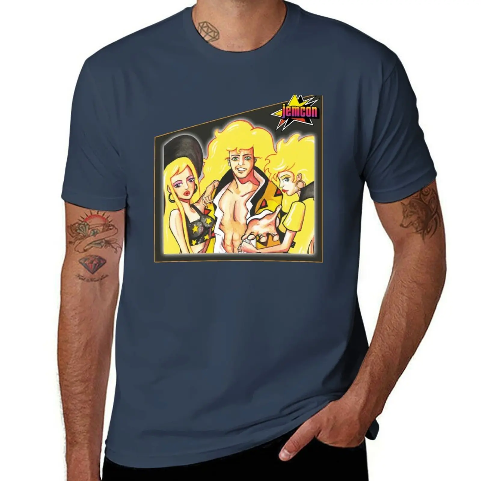 

JemCon Perfect The Stingers Trio T-Shirt Big Size Crew Neck T-Shirt