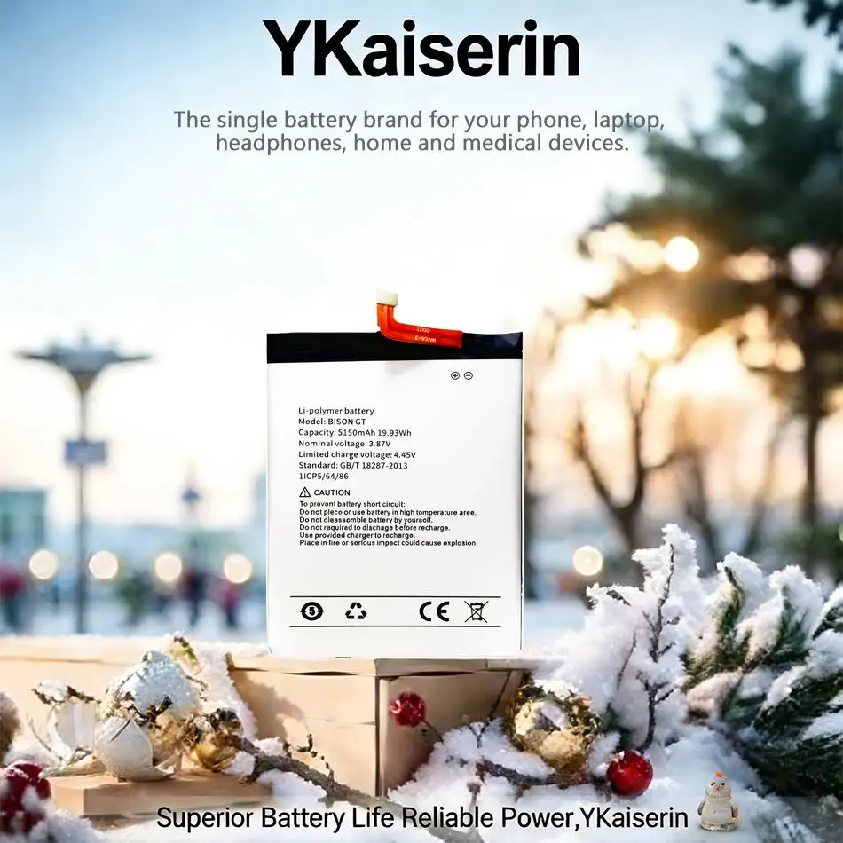 

Высокопроизводительная батарея для мобильного телефона Umidigi Umi Bison GT 6.67 дюйма, 5150 мАч, премиум-класса, на замену