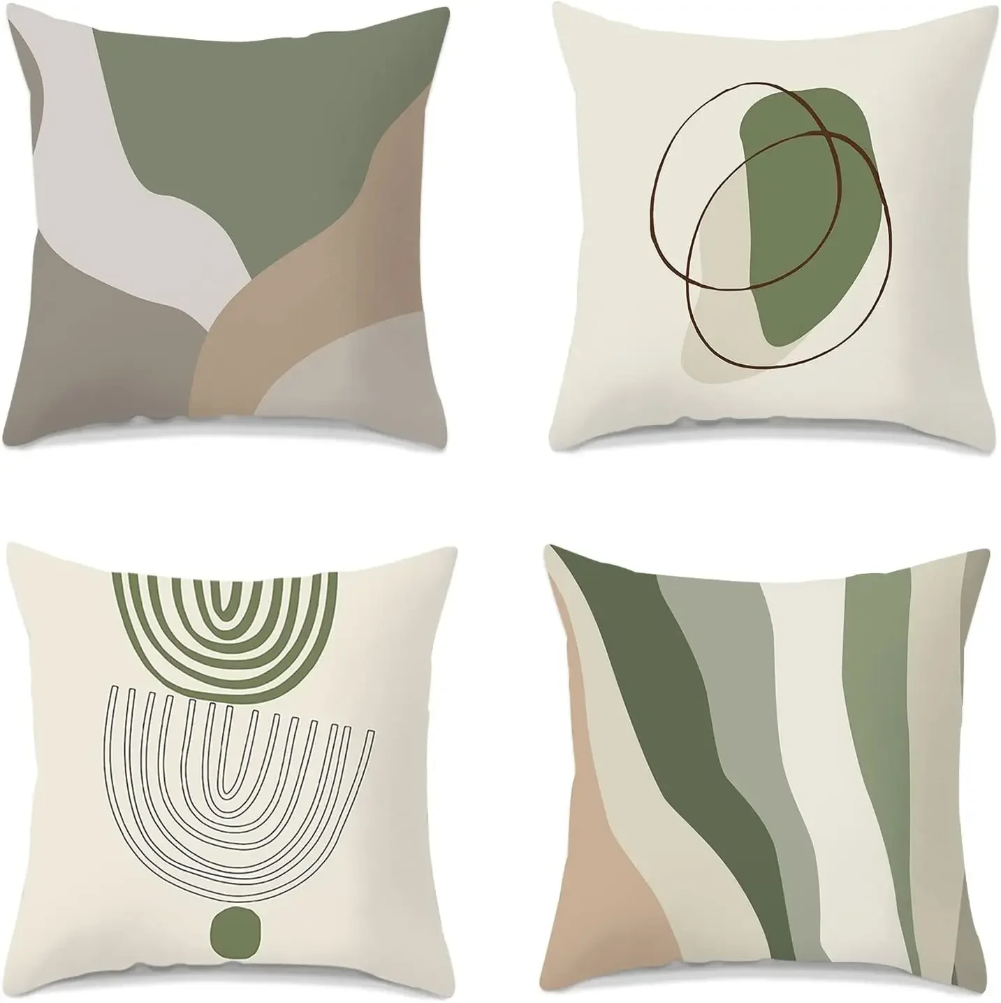4 Piece  Linen cushion cover 45x 45, pillow cover sofa decoration, for sofa, living room, home decoration