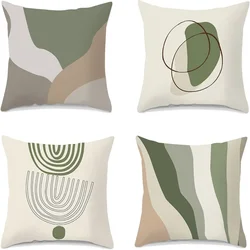 4 Piece Linen cushion cover 45x 45, pillow cover sofa decoration, for sofa, living room, home decoration