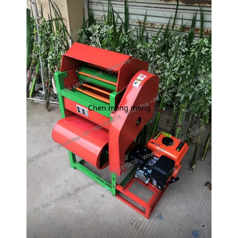 

New Double-drum Peanut Picker Made By Chinese Manufacturer Small Household 220V Peanut Threshing Machine