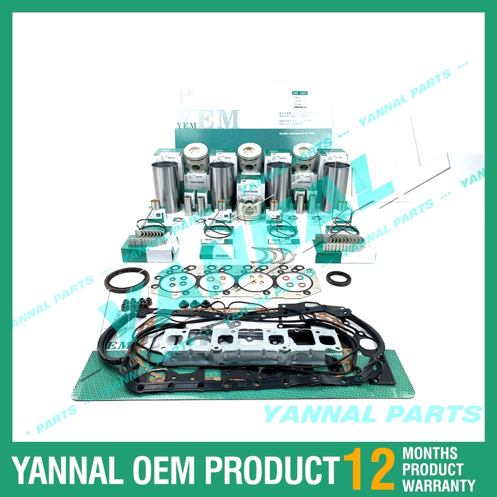 6D95L-1 Engine Rebuild Kit For Komatsu FD40T-4 FD40T-5 Forklift