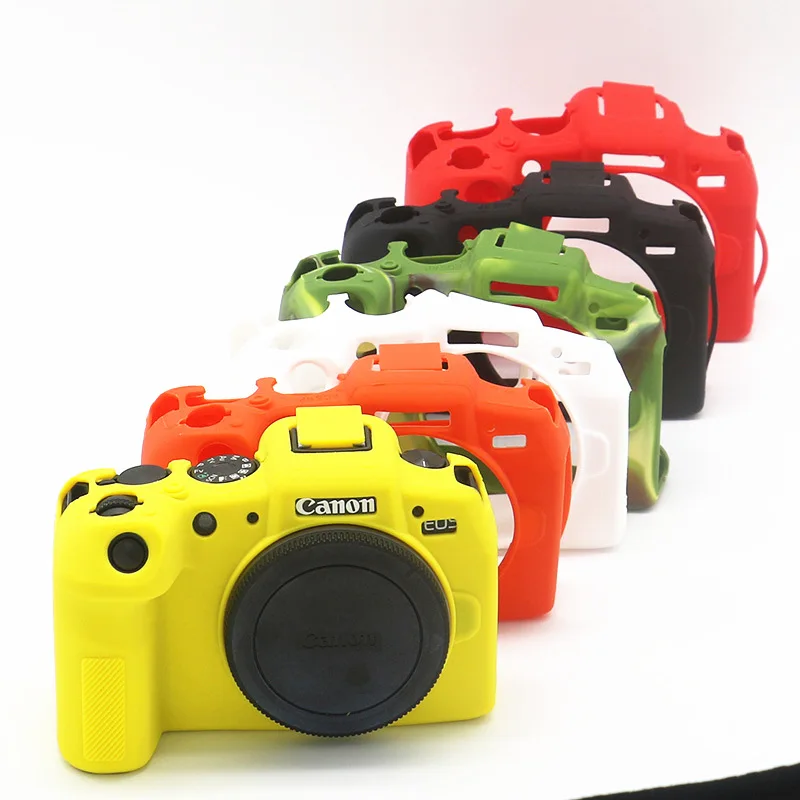 Rubber Silicon Armor Case Body Cover Protector Frame Skin for Canon EOS RP EOSRP Mirrorless Camera Shell Protective Soft Bag