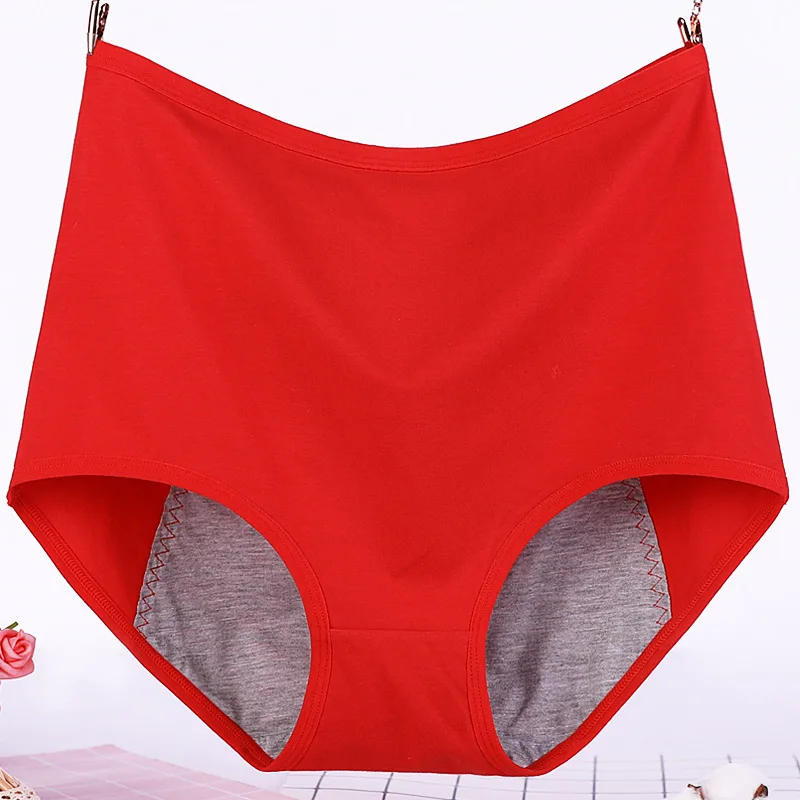 Underwear Female Intimates Plus Size Cotton Panties For Women Leak-Proof Menstrual Briefs Sexy Lingerie Physiological Underpants