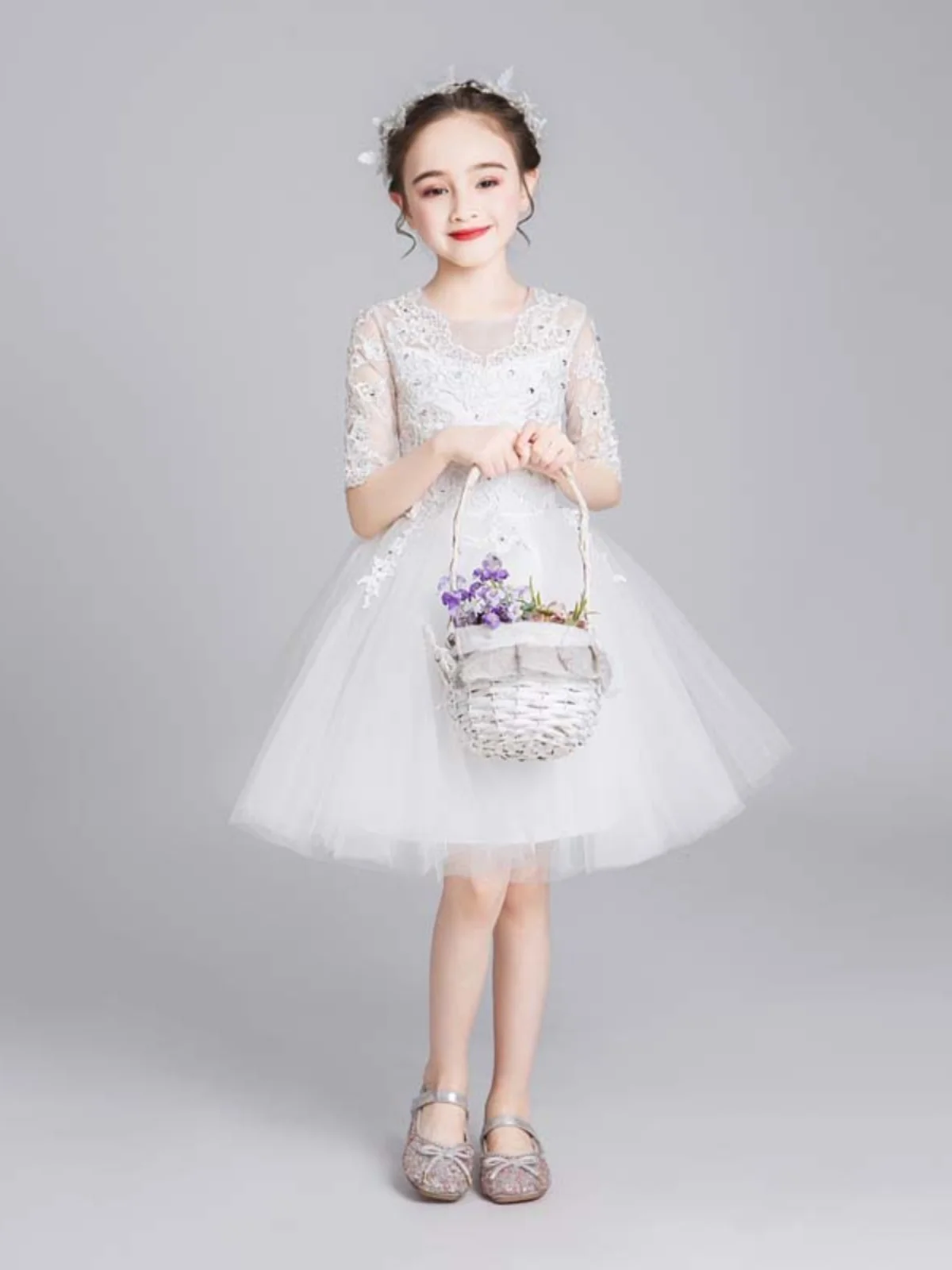 girls-birthday-ort-svel-dr-flower-girl-wedding-dr-children-faion-host-piano-performance-clothes-summer-white