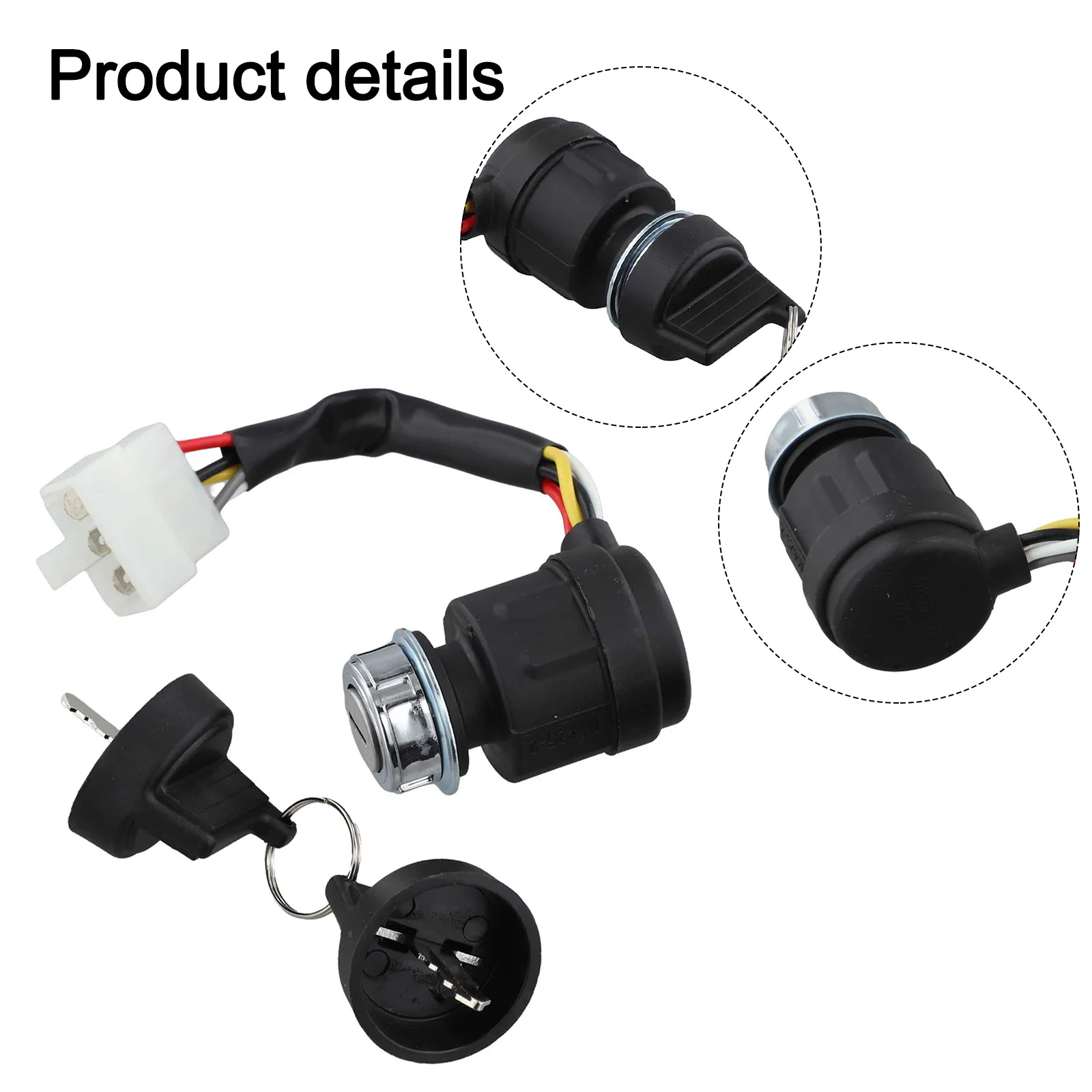 for atv Key for Dirt Bike Lock Push Button Key For Various Vehicles Includes 2 Keys Easy Installation Direct Replacement