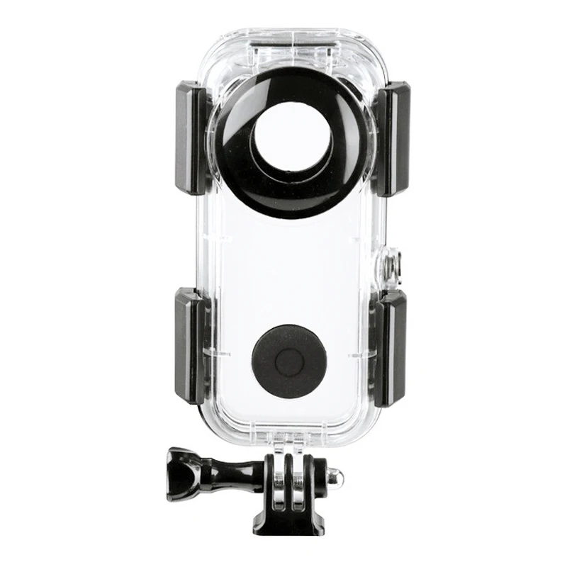 

ABS Material Insta360 One X2 Camera Transparent Waterproof-case Waterproof Depth 30 Meters Dustproof Anti-drop Protective Case