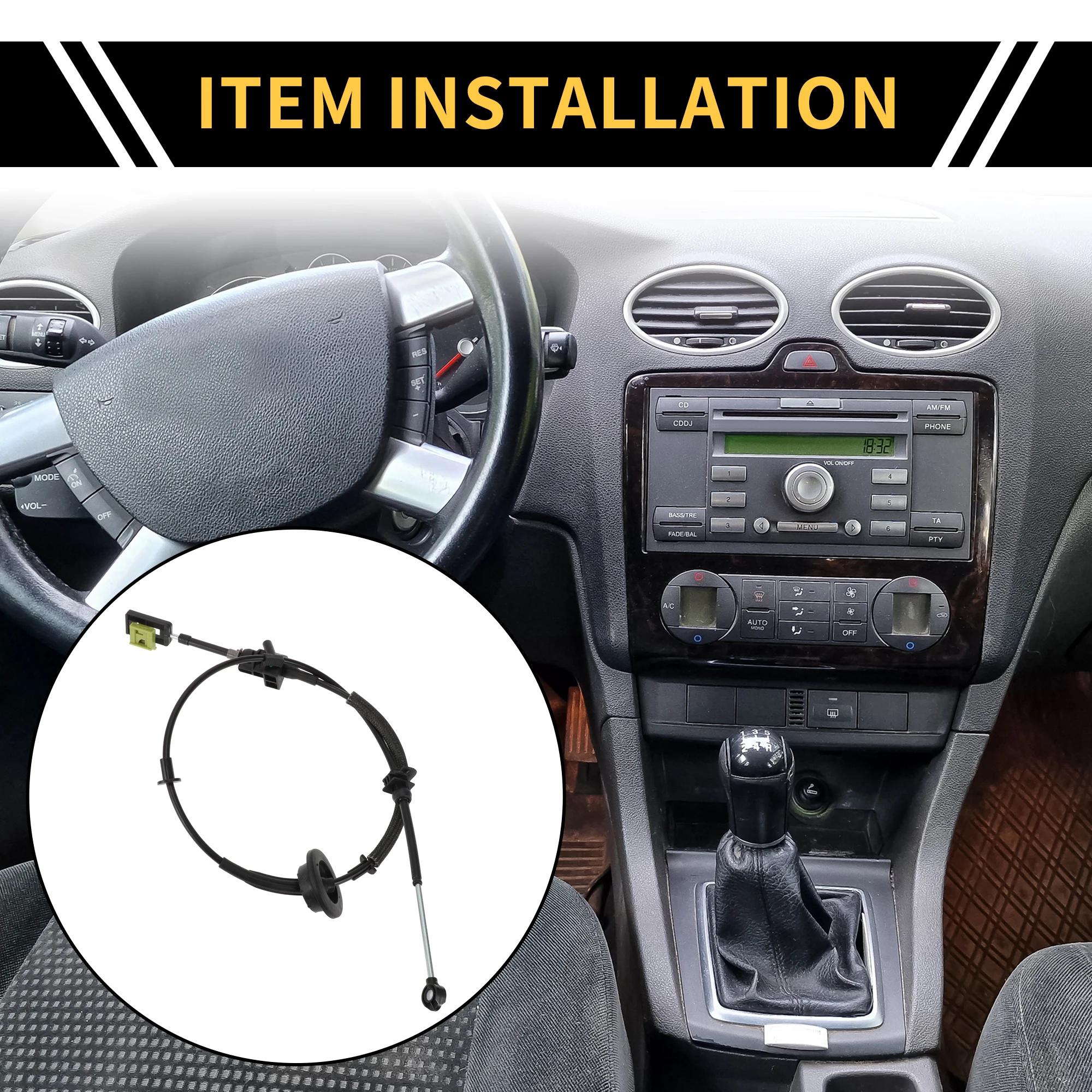 

UXCELL Auto Transmission Gear Shifter Cable For Ford Expedition 1997-1999 For Ford F150