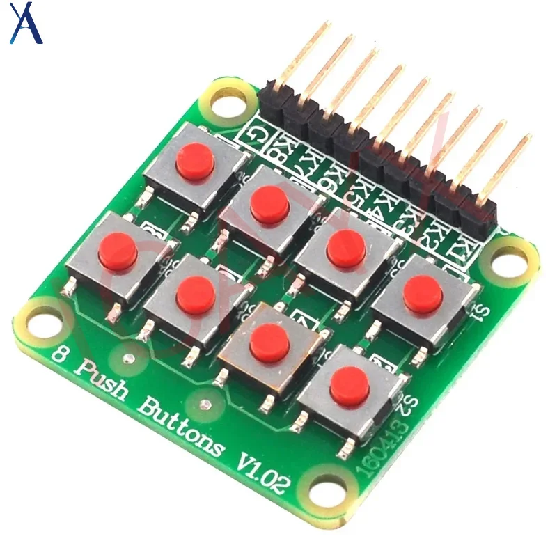 

2x4 Keypad 4x2 Push Buttons V1.00 Key Board Matrix Keyboard Button for Arduino C 2*4 Module NEW
