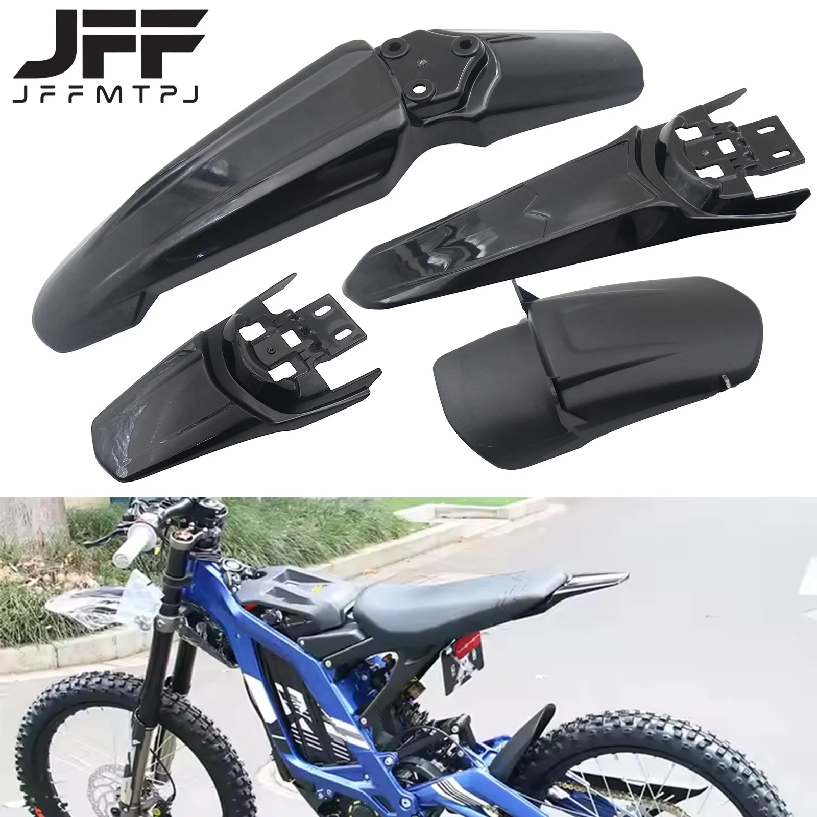 Motorcycle Front Rear Wheel Mudguards Fender For Segway X260 X160 For Surron Light Bee X & Light Bee S Electric Bike Refit Parts