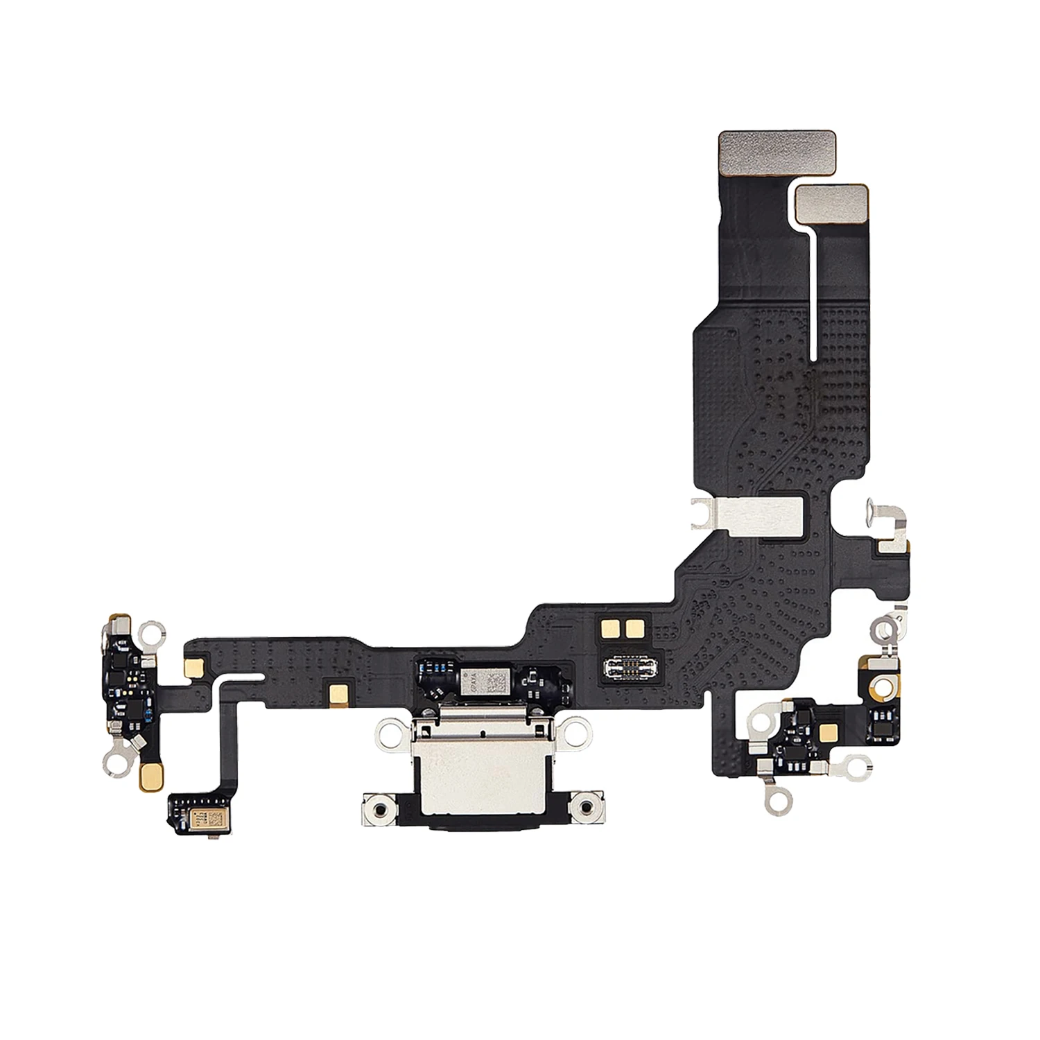 Charging Port Flex Cable for iPhone 15 (A2846, A3089, A3090, A3092, A3094), Without Repair Assembly