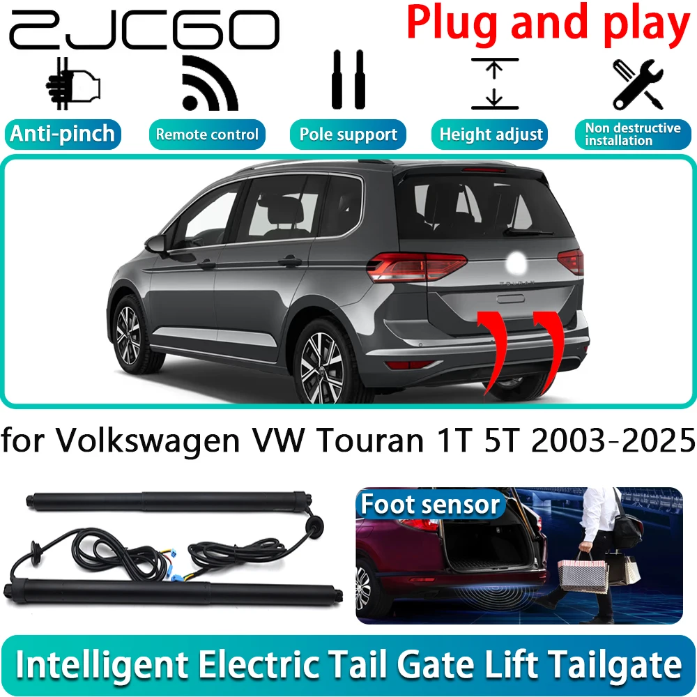 

for Volkswagen VW Touran 1T 5T 2003-2025 Car Electric Powered Tailgate Power Liftgate Automatic Tailgate System With Foot Sensor