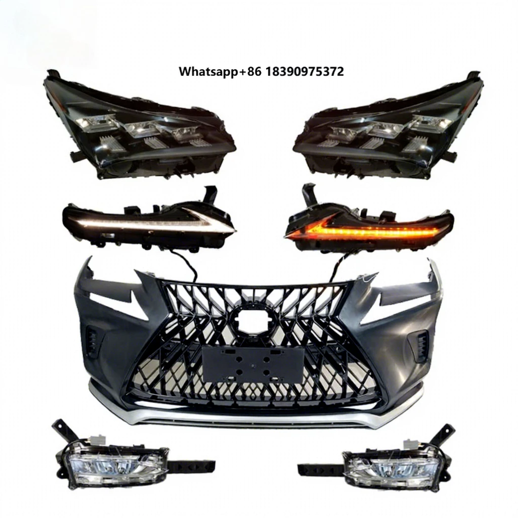 Body Kit for 2014 Nx200t Upgrade 2018 NX300 Super Sport Headlamp Bumper Grille 3 Len Headlamp 52119-78943