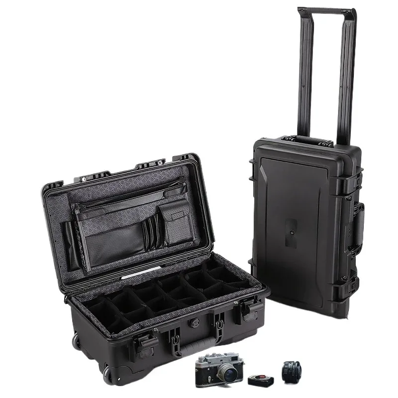 SLR camera moisture-proof box Professional photographic equipment Lens storage drying box Anti-mildew belt Sealed trolley case
