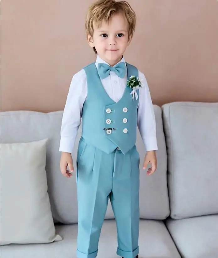 

Детский костюм для фотосъемки новорожденных 1 год, костюм на церемонию рождения, костюм для выступления на день ребенка, официальное свадебное платье для мальчиков
