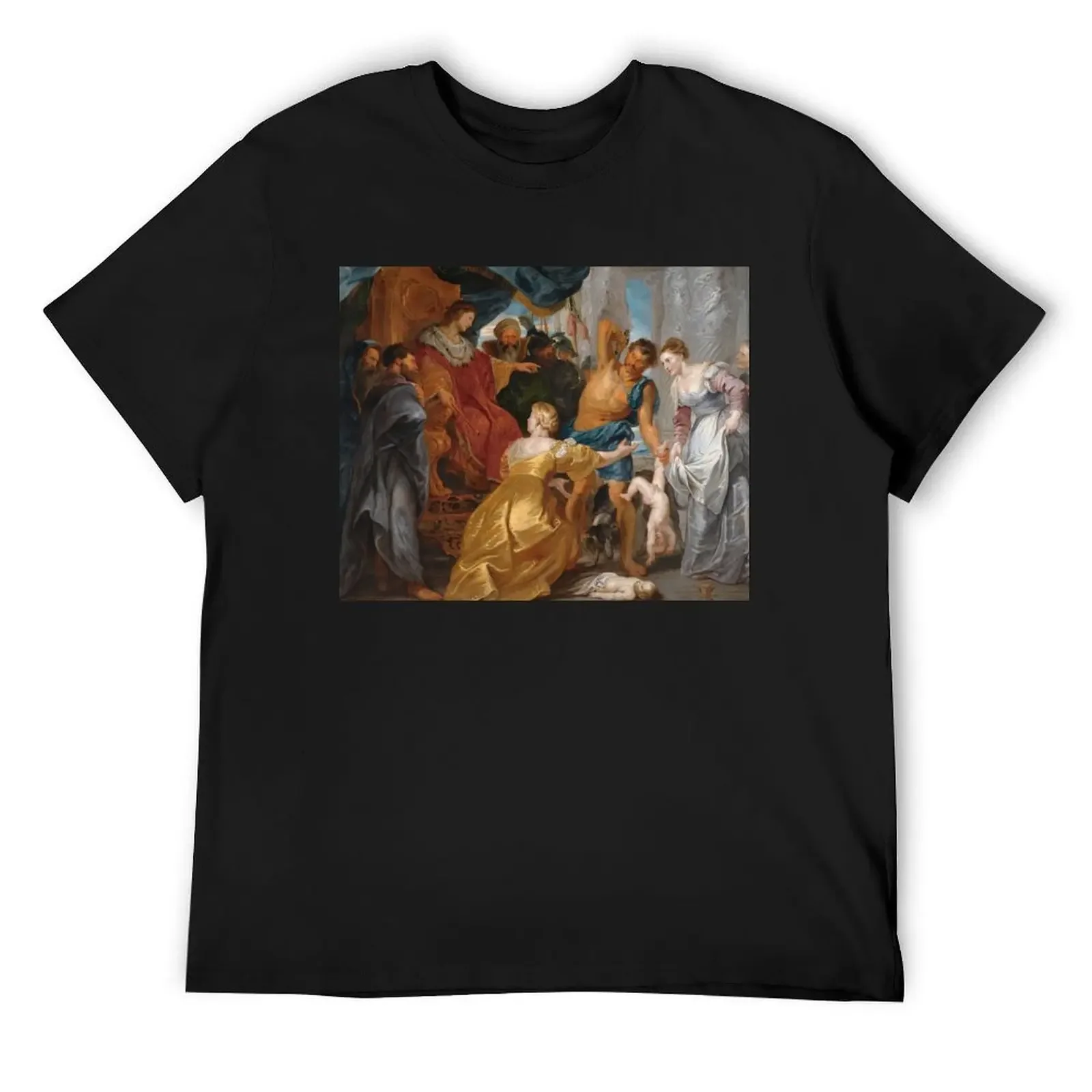 

The Judgement of Solomon by Peter Paul Rubens T-Shirt custom t-shirts rapper graphic tees summer tops mens designer clothes