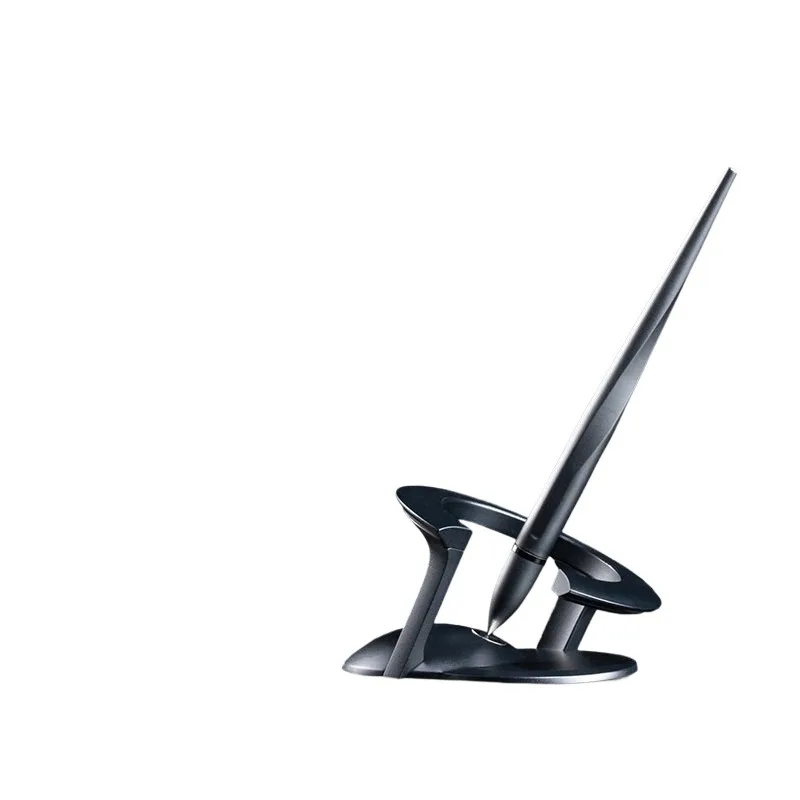 Magnetic levitation pen signature pen business high-end metal ballpoint orb star signature gift box carbon black lettering