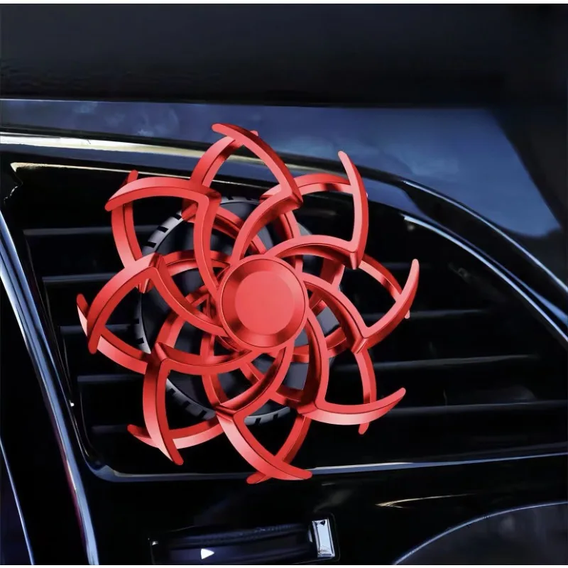 Car Aromatherapy Vent Ornament Rotating Spider Shaped Interior Decoration