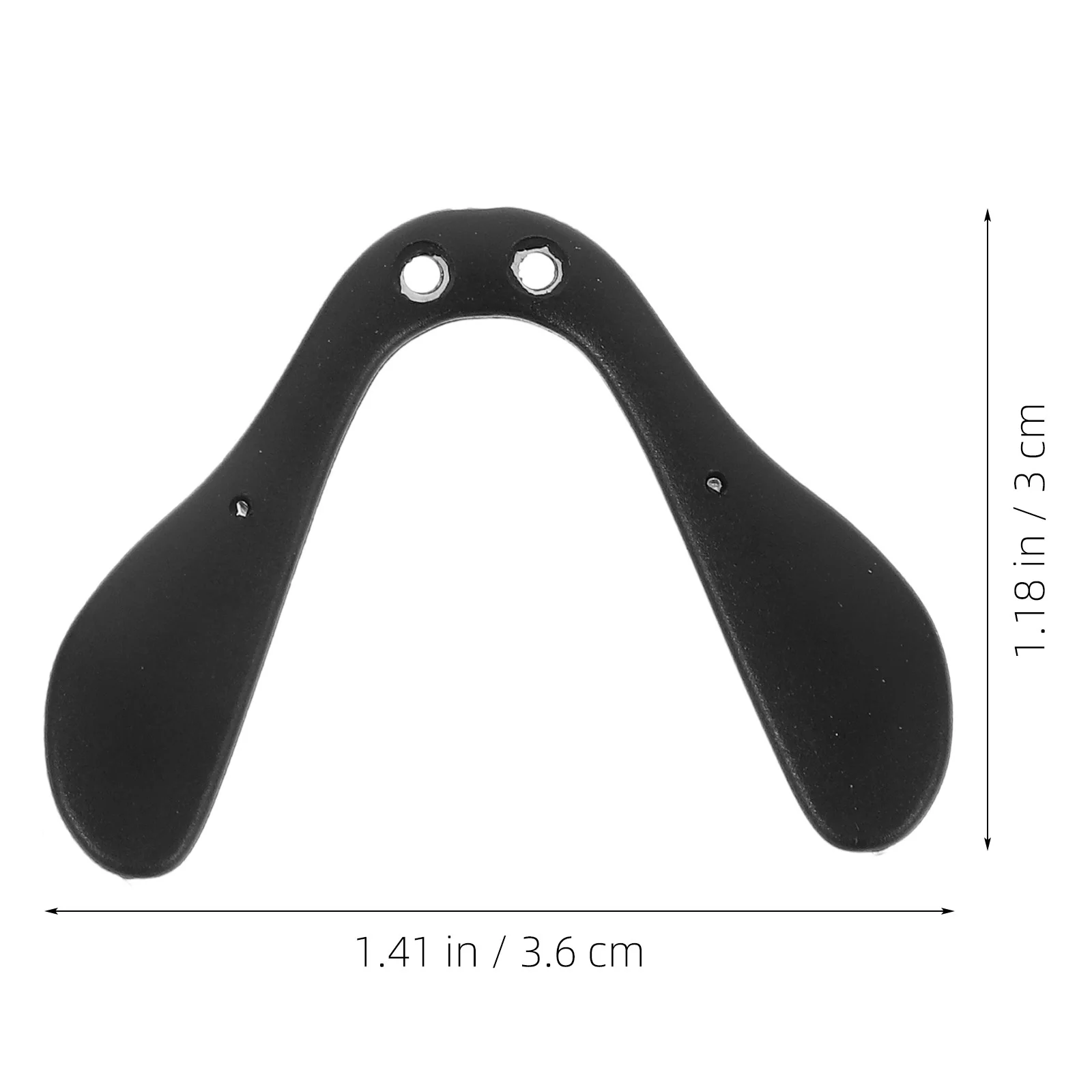 

5pcs 5 Pieces Nose Pad Glasses Rest for Black Cushions Eyeglasses Guard Nosepads Support Protector