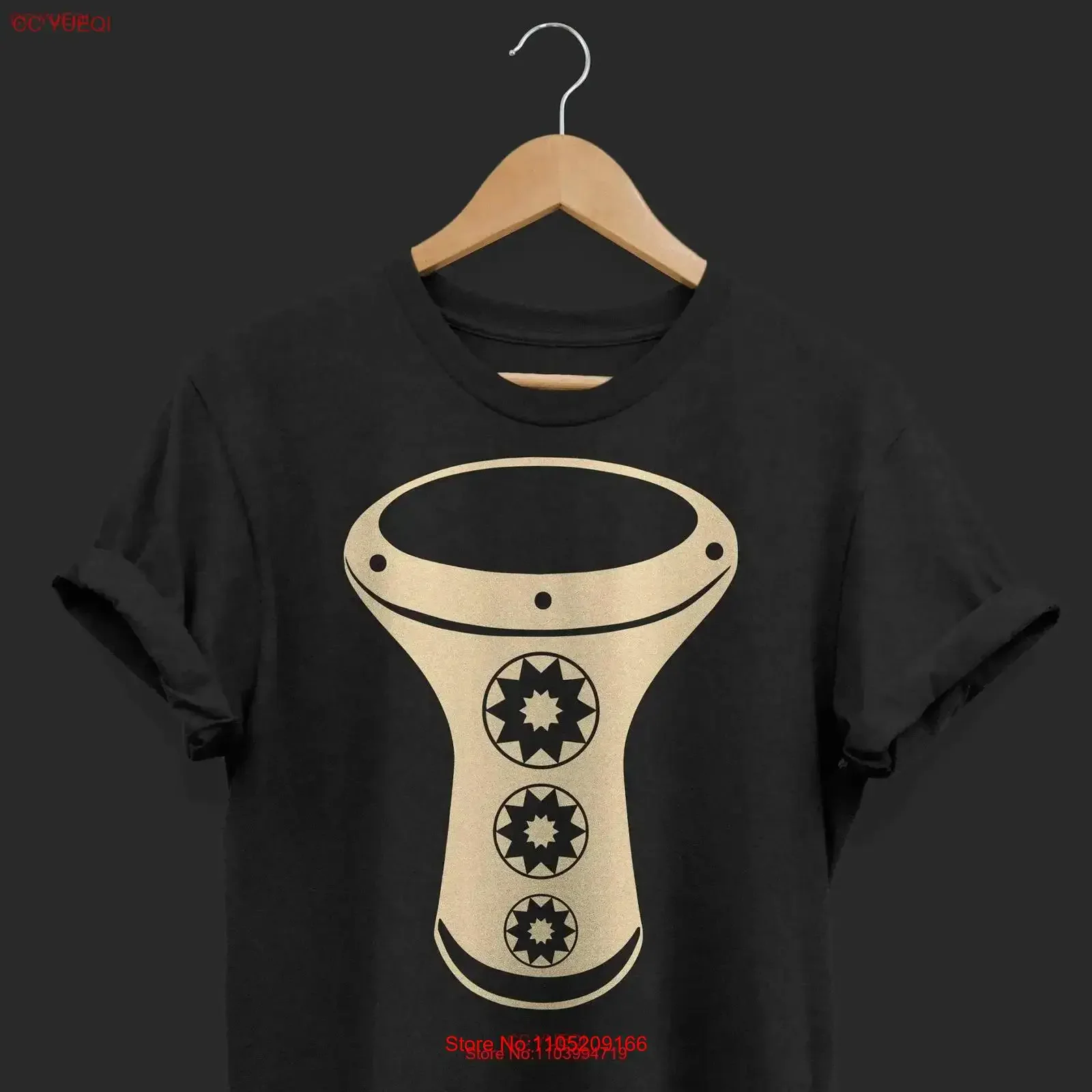 

Darbuka gifts T Shirt Boumbek Birthday Present for Arabic Player Dummer Drum Dad Mom vintage Washed fashion Soft Stylish